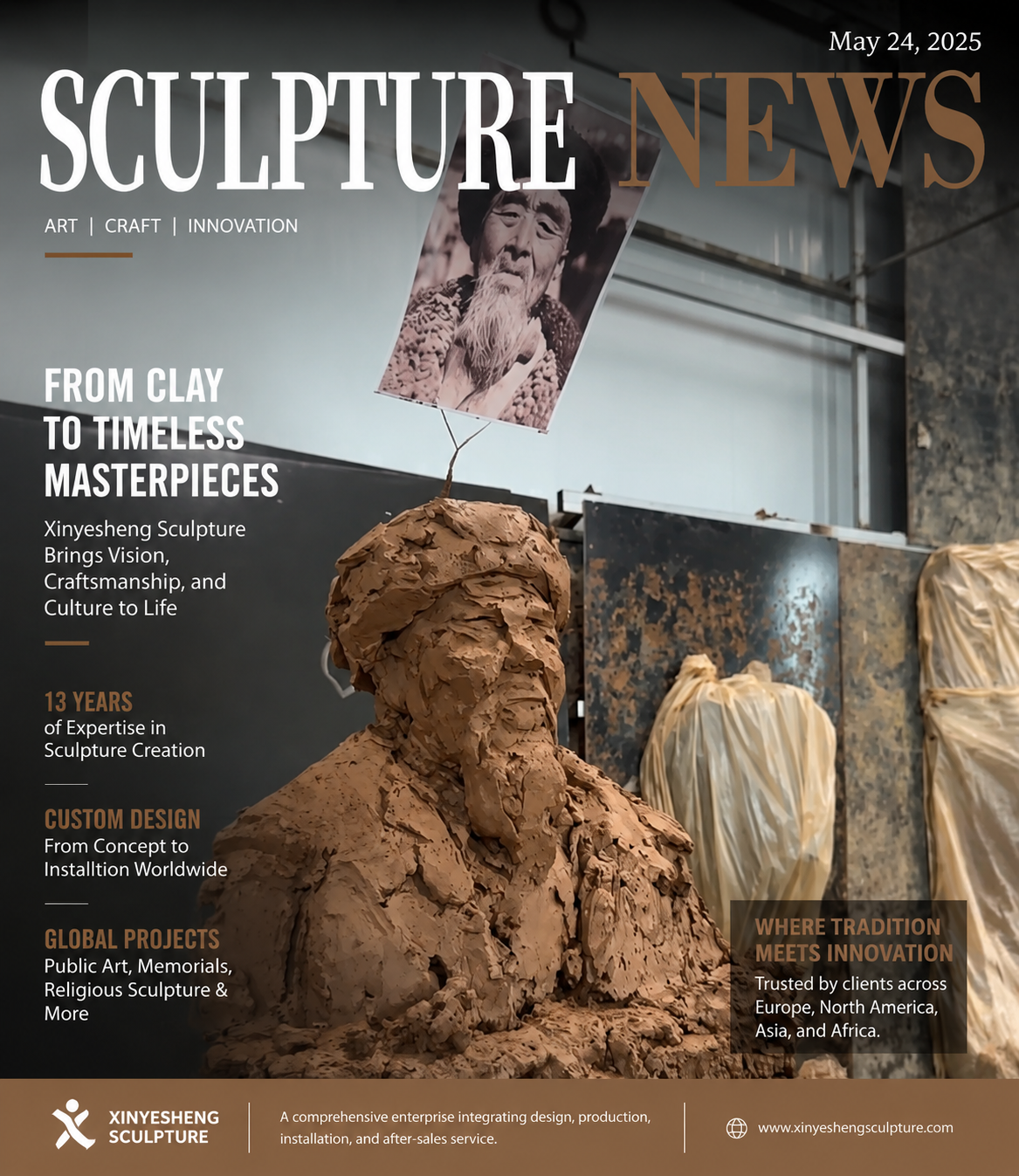 Cum aduce Xinyesheng Sculpture arta metalică personalizată pe piețele globale?